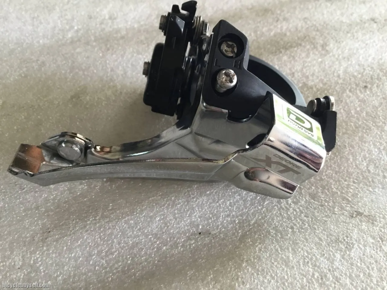 Shimano Deore XT FD 2x10s | Low Clamp | Dual Pull @ free pos
