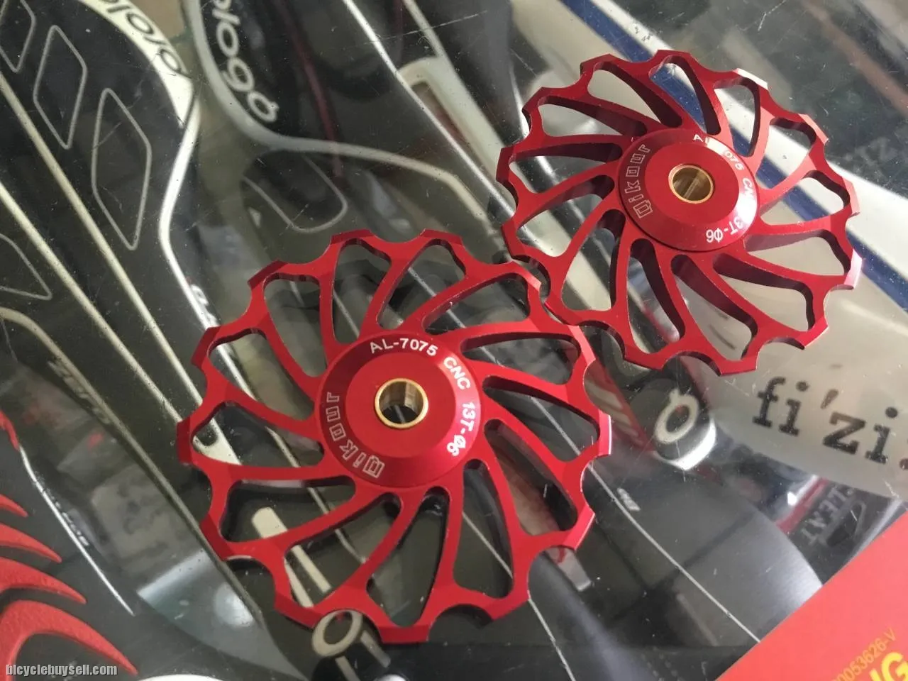 Qikour 13T Big Pulley Custom / Ceramic / 1pair  (free pos w.m)