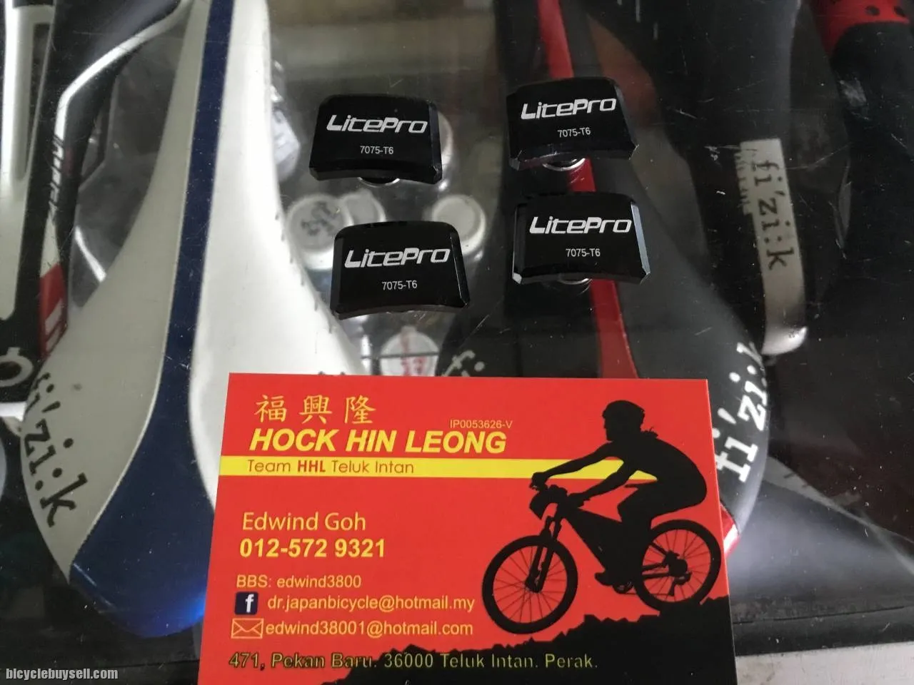 LitePro Crank Cap+Bolt Road/MTB Compatible (free pos w.m)