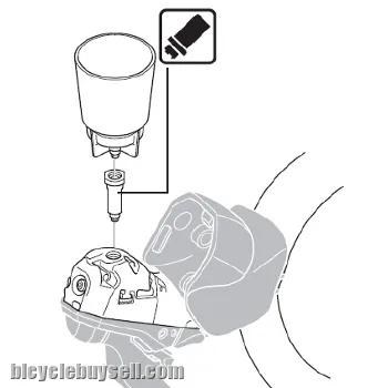 Shimano Road Bleed Funnel Adaptor R8020/R9120 @ free pos