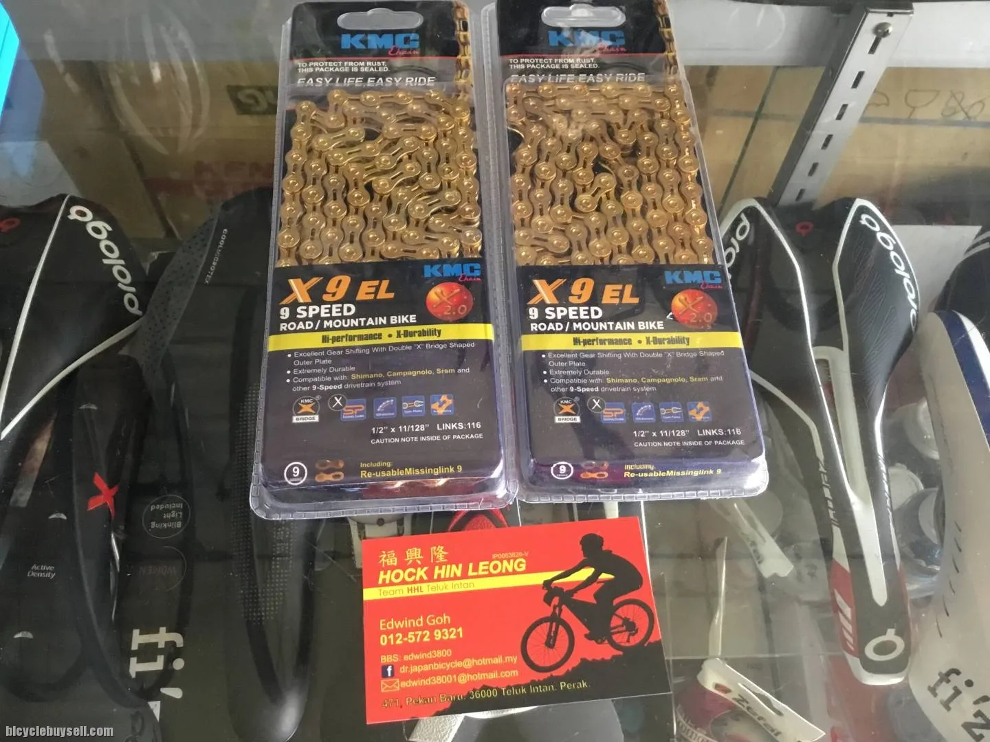 KMC X9EL Gold Hollow Chain (free pos w.m)