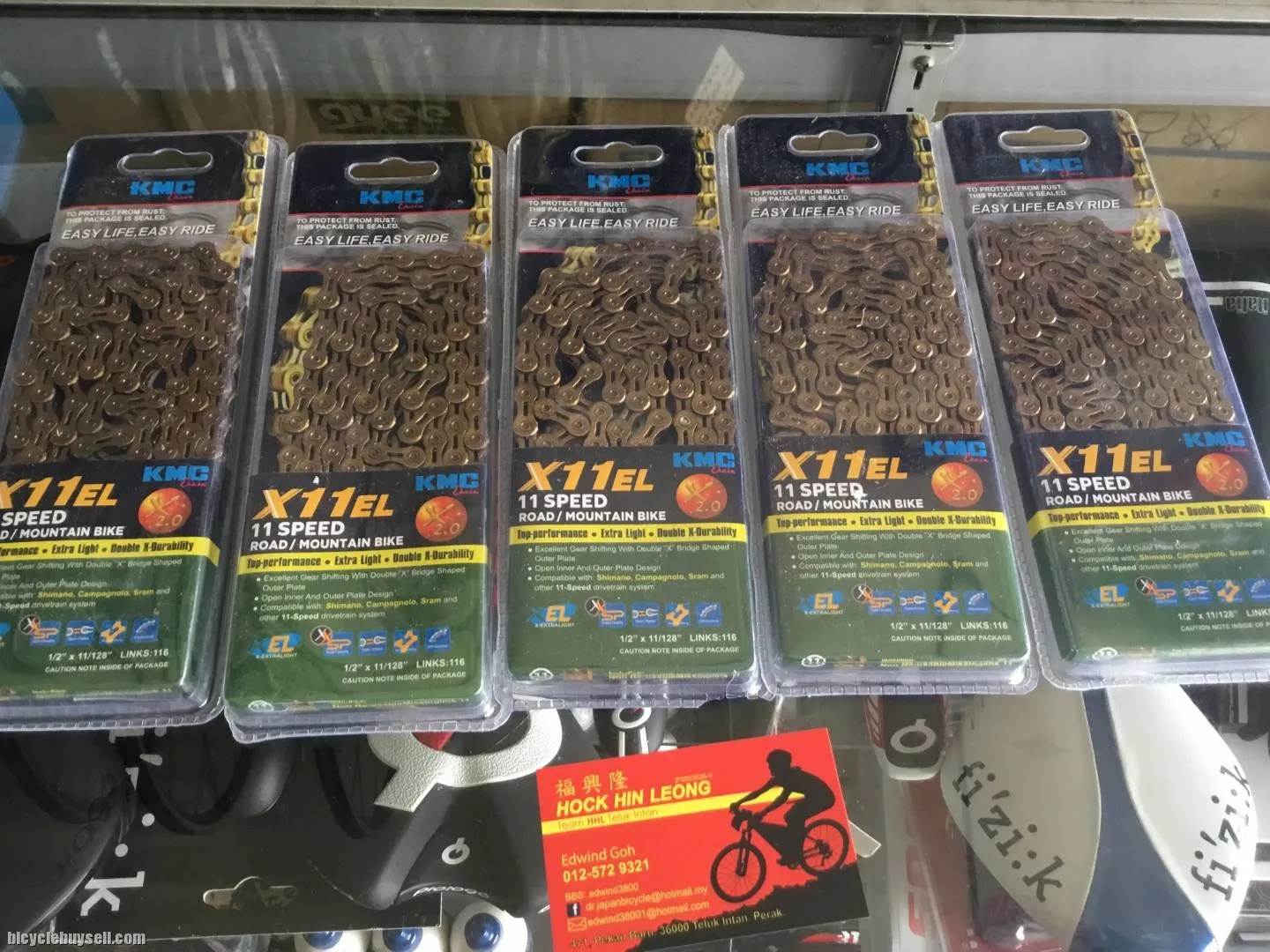 KMC X11EL Gold Hollow Chain (free pos w.m)