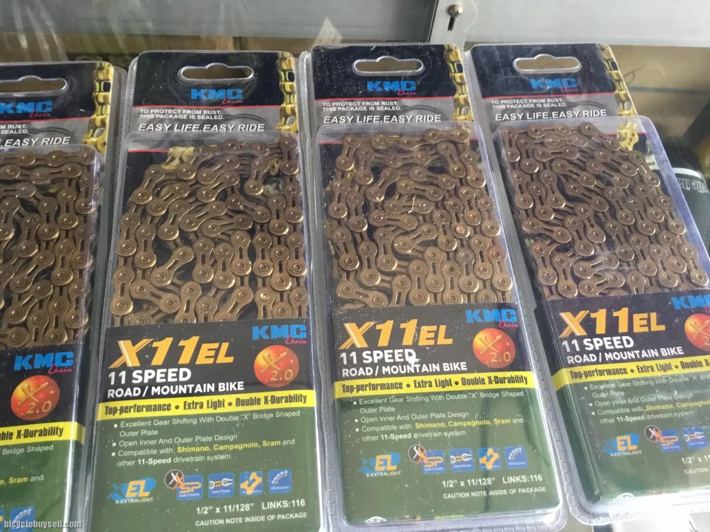KMC X11EL Gold Hollow Chain (free pos w.m)