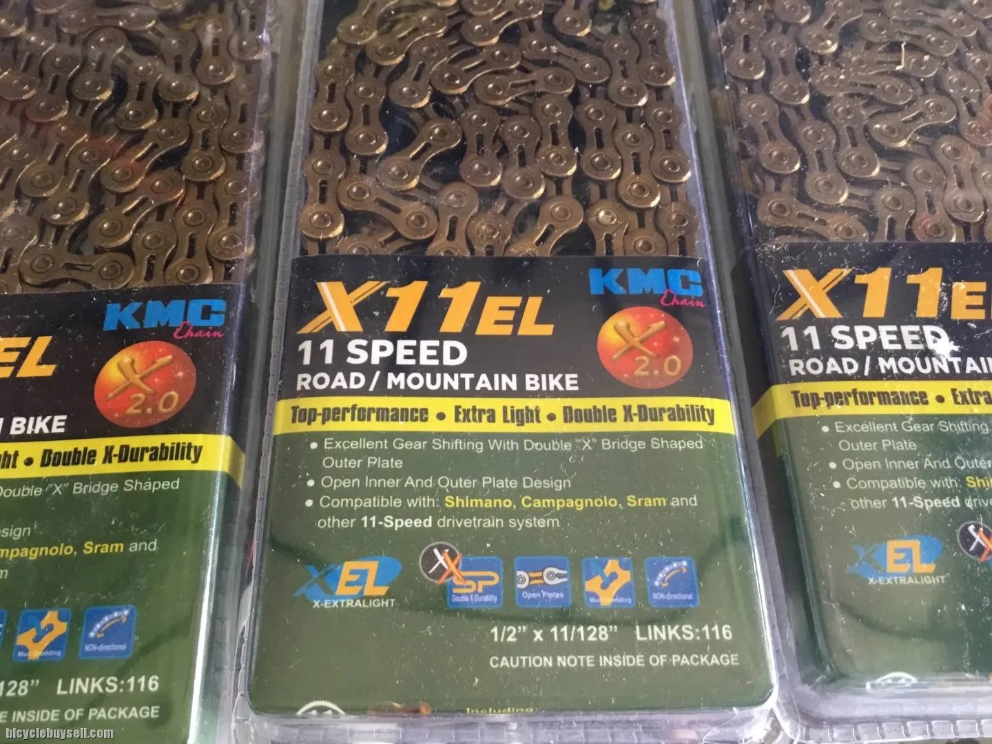 KMC X11EL Gold Hollow Chain (free pos w.m)
