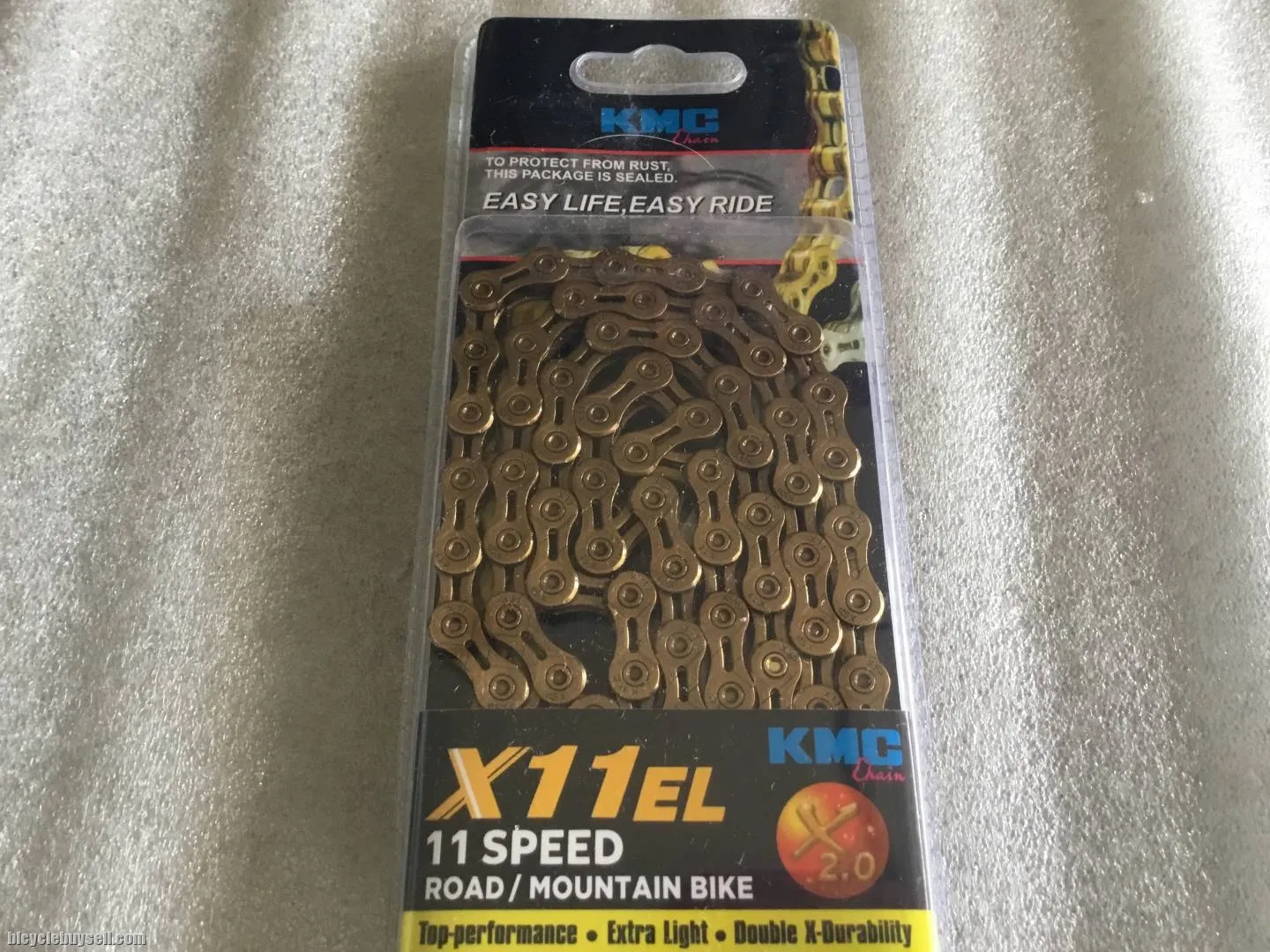 KMC X11EL Hollow Gold Chain @ free pos