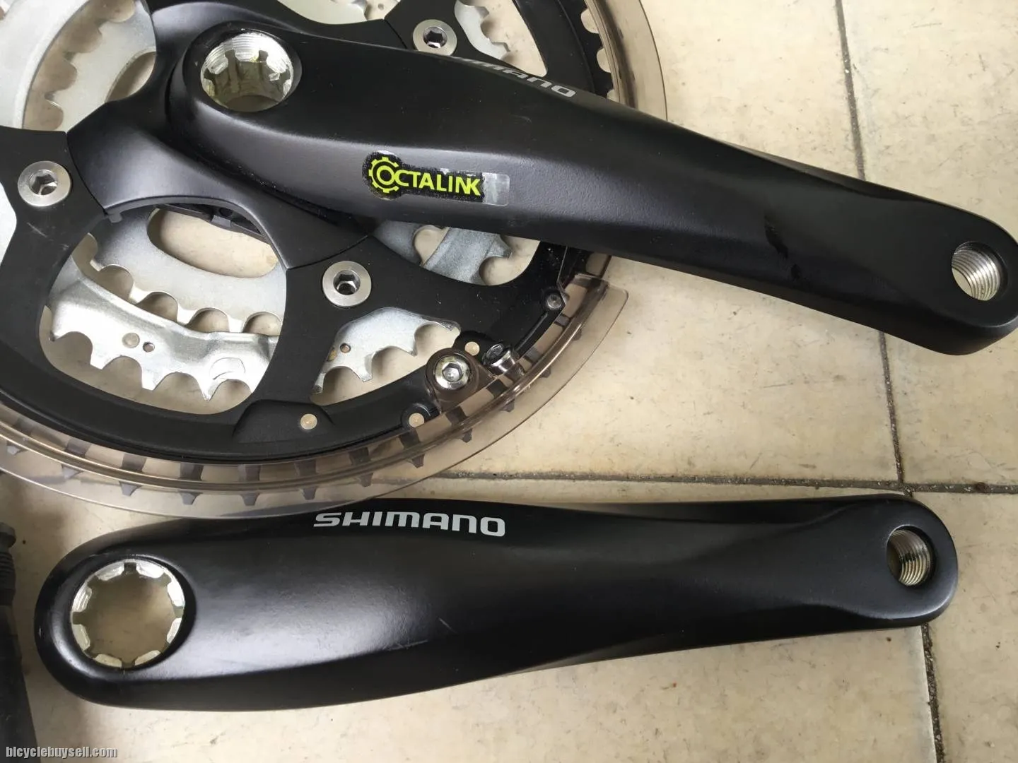 Shimano Octalink Hollow Crankset With BB  (26-36-48T) -  free courier
