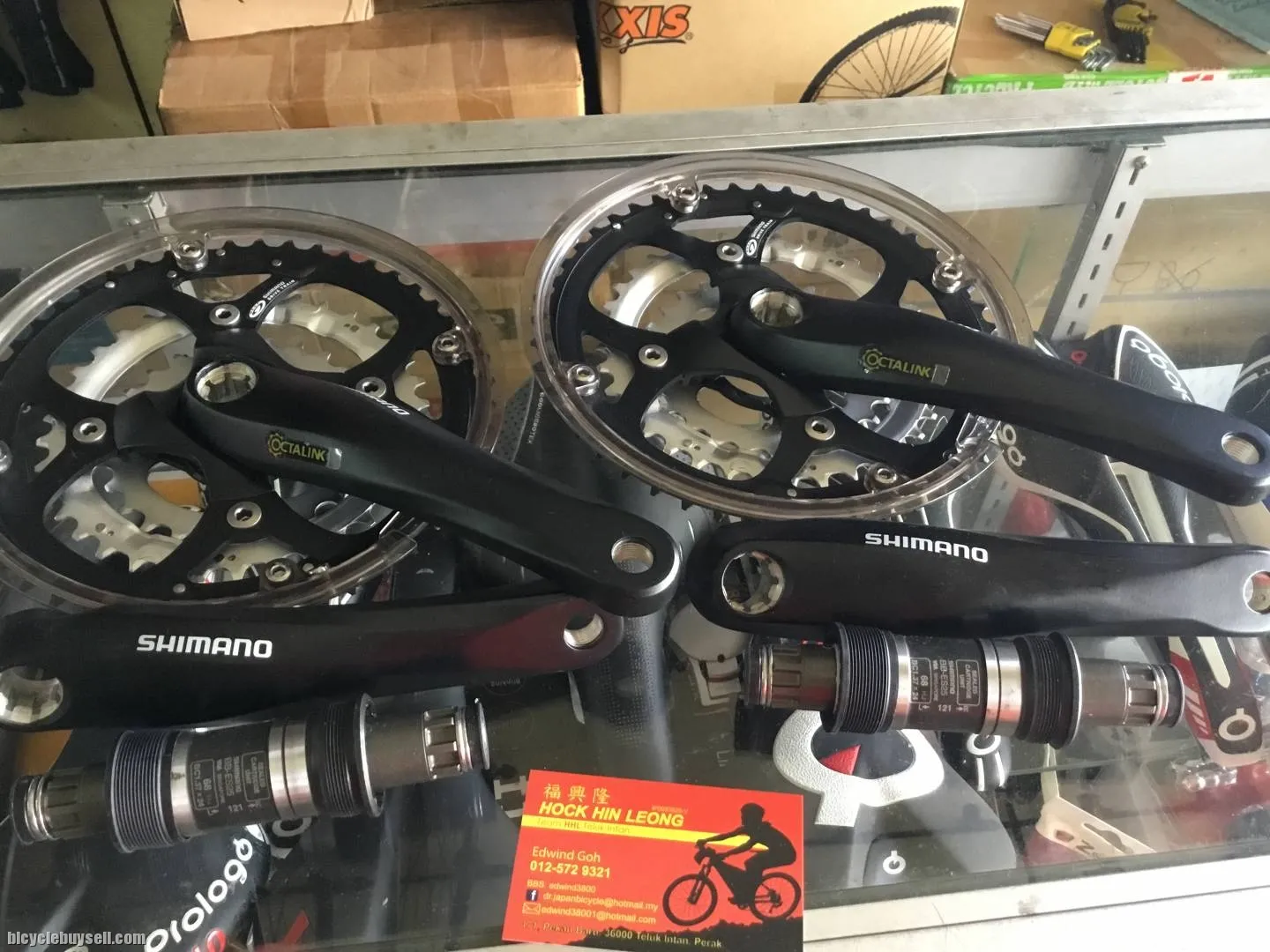 Shimano Hollow Octalink Crankset 48/36/26T 175mm (free pos w.m)