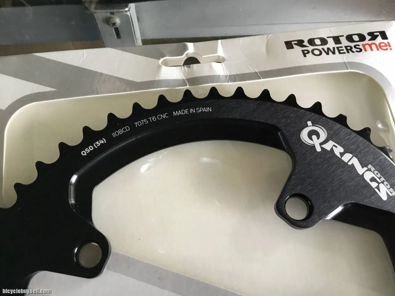 Rotor Q-Ring ALDHU NEW 50T Outer / Shimano 110x4Arm (free pos w.m)
