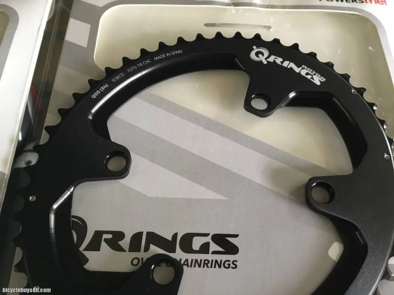 Rotor Q-Ring ALDHU NEW 50T Outer / Shimano 110x4Arm (free pos w.m)