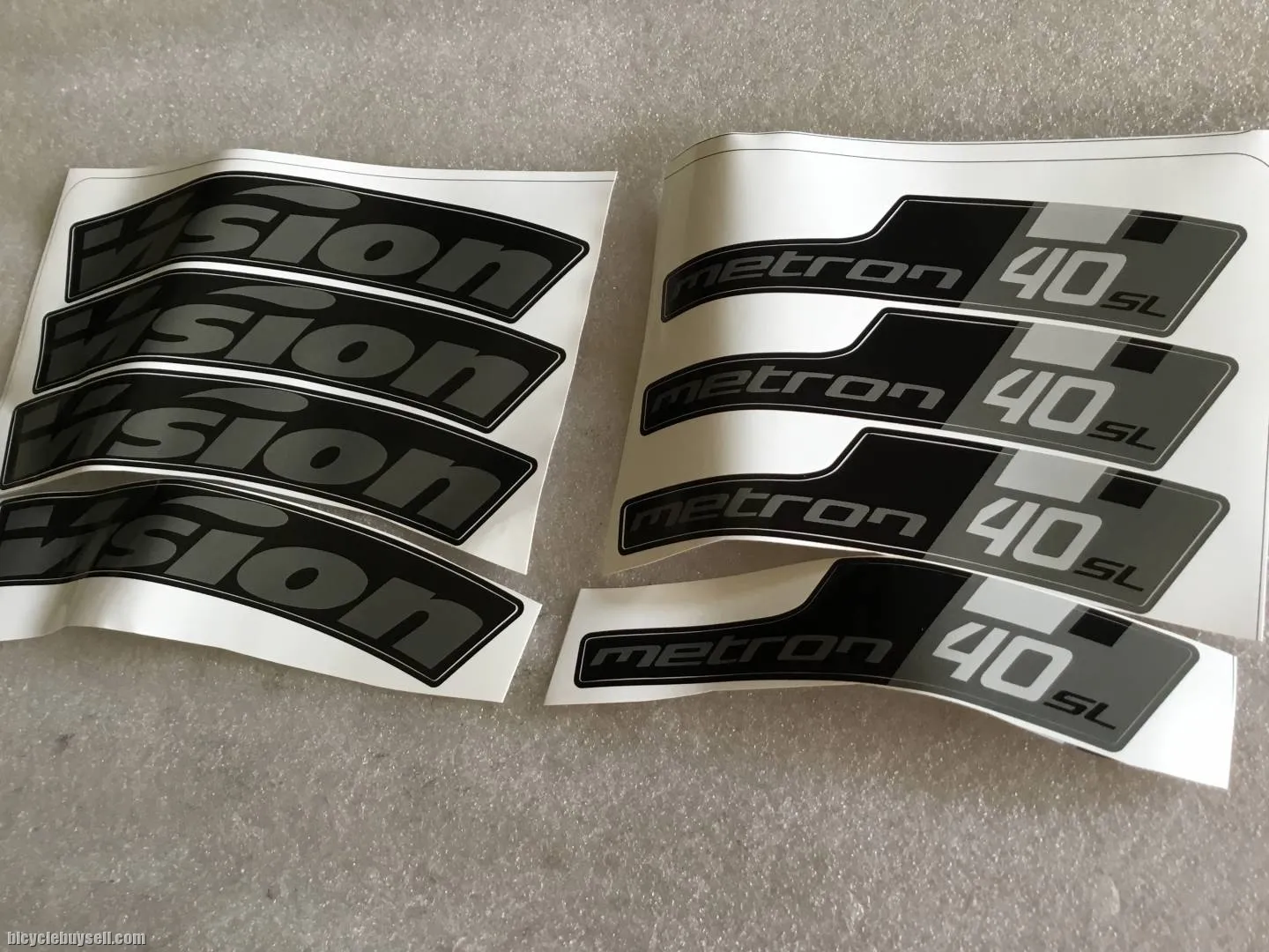 Vision Metron SL 40 Wheelset Sticker - Latest @ free pos