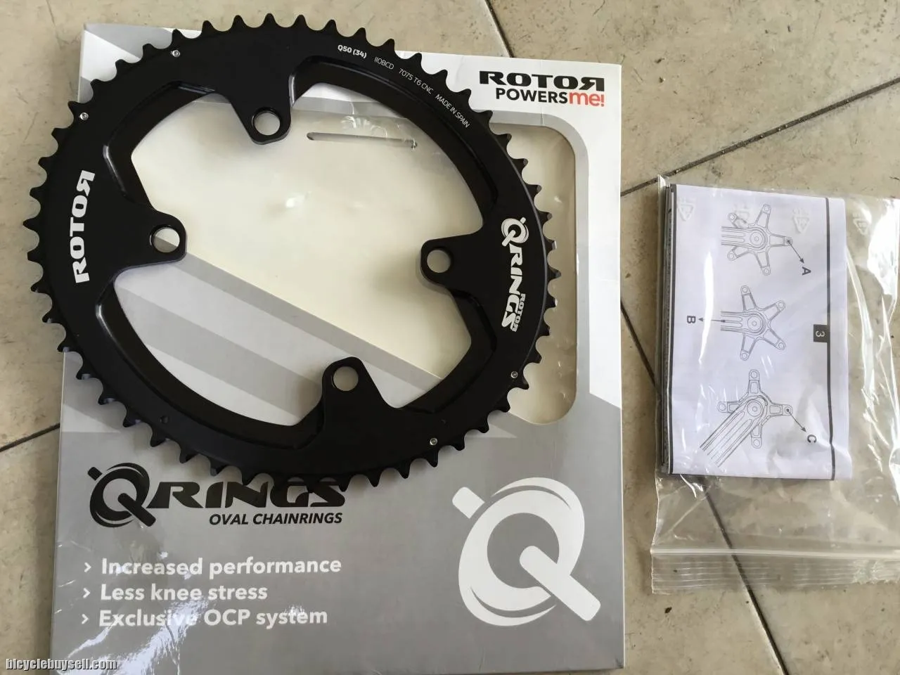 Rotor ALDHU Outer 50T Shimano ChainRing 110x4 - free courier