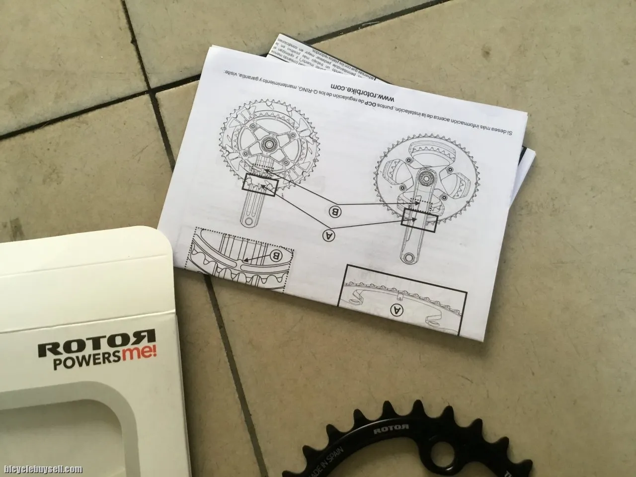 Rotor ALDHU Inner 34T Shimano ChainRing 110x4 - free courier