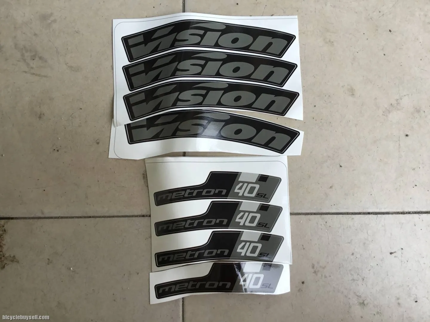 Vision Wheels Metron SL 40 Sticker - NEW -- free courier