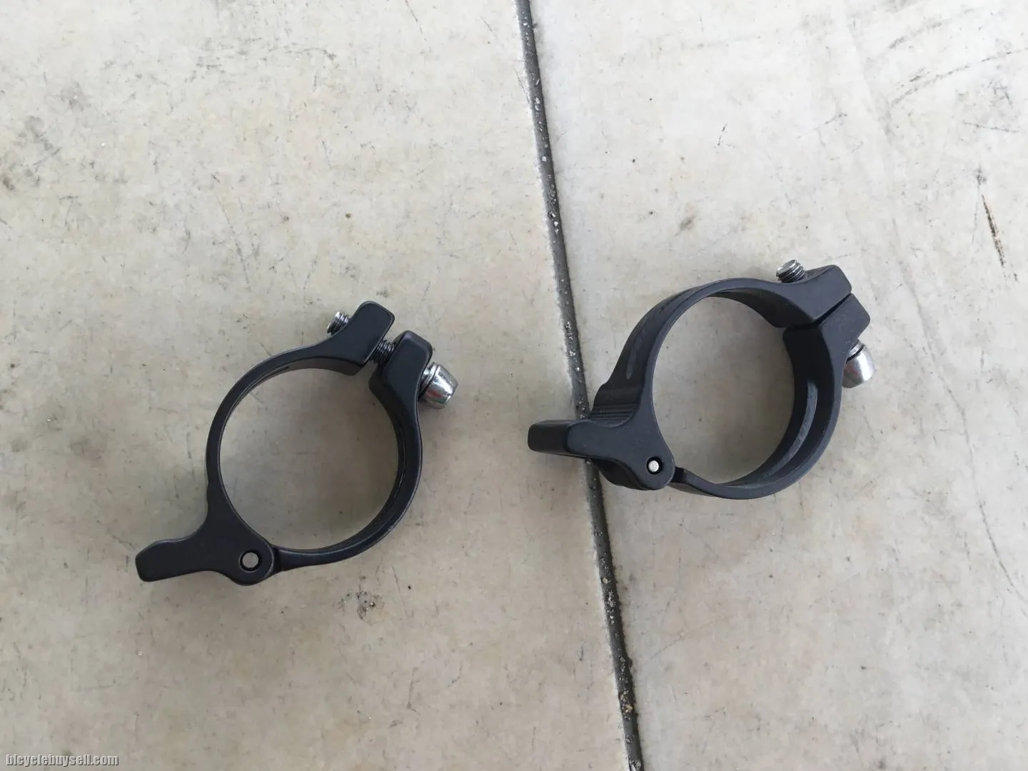 Braze On Front Deraileur Clamp (31.8/34.9mm) -  free courier