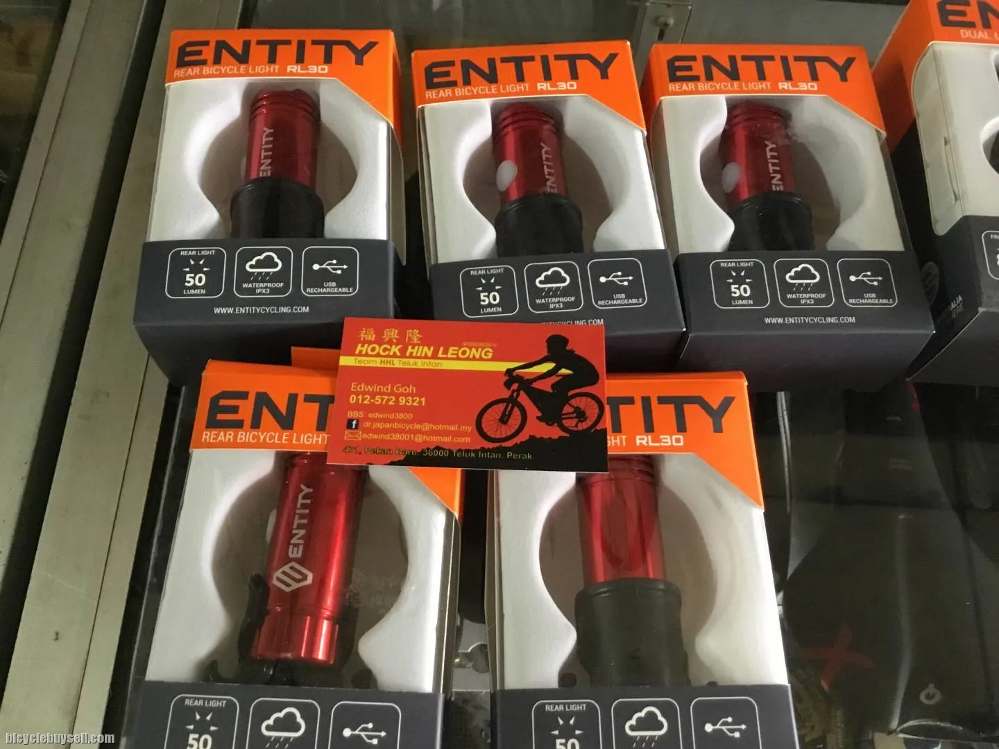 Entity Hi-Viz 50 Lumes LED Rear Lights   (free pos w.m)