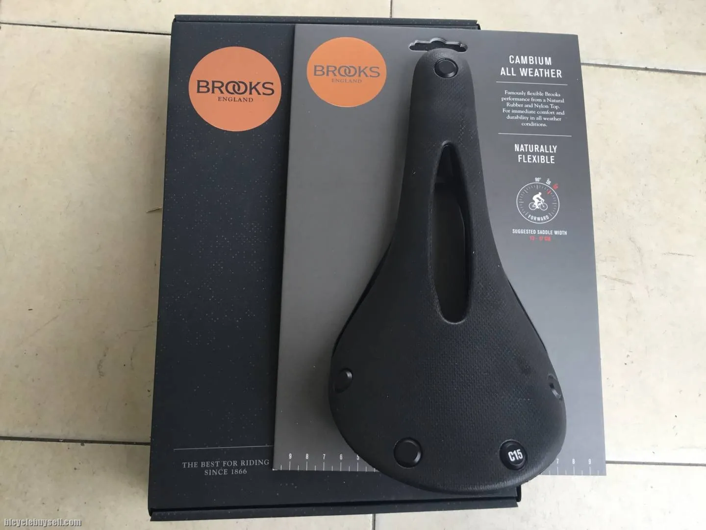 Brooks C15 Carved All Weather Saddles 140mm - free courier