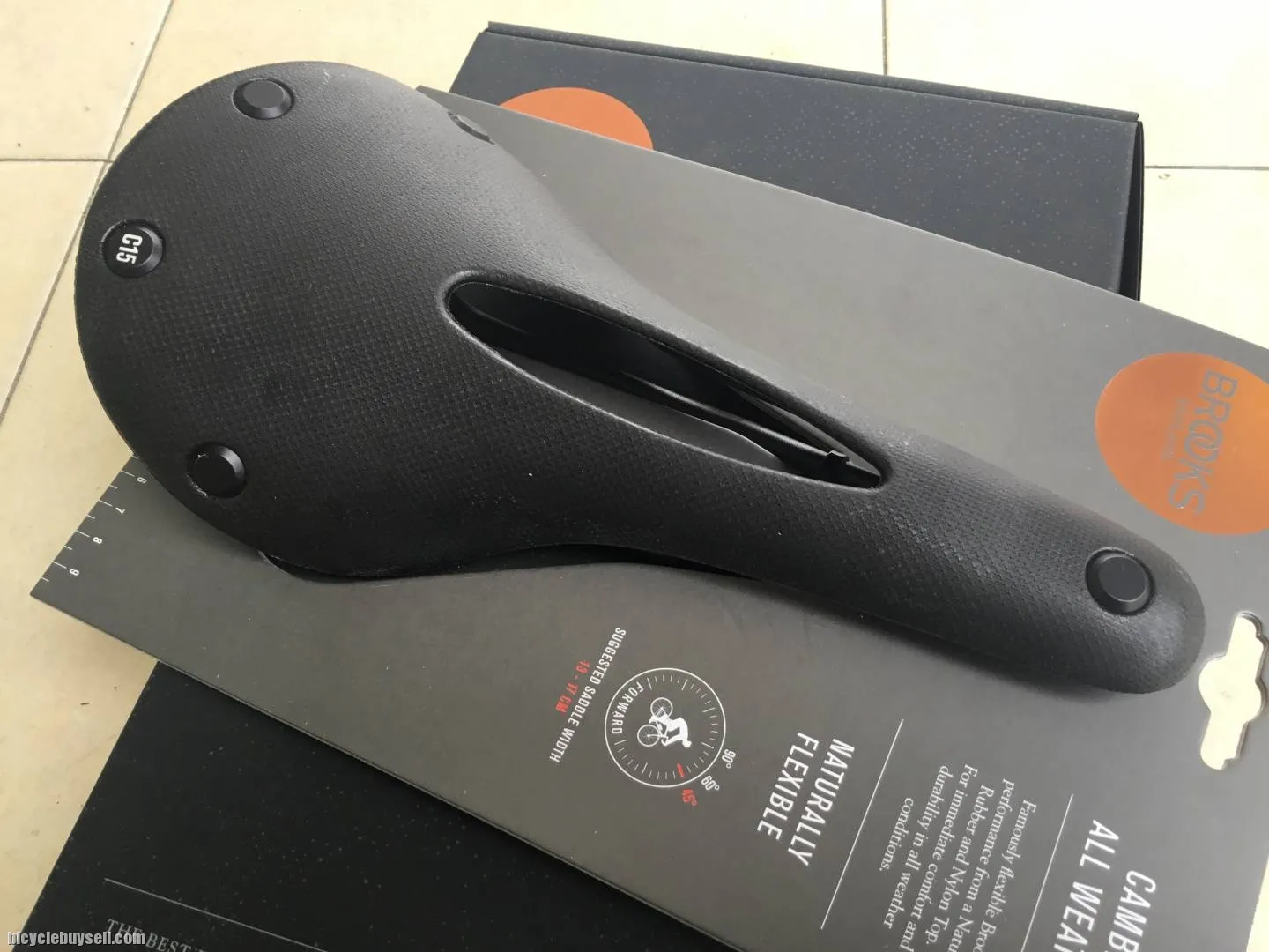 Brooks C15 Carved All Weather Saddles 140mm - free courier