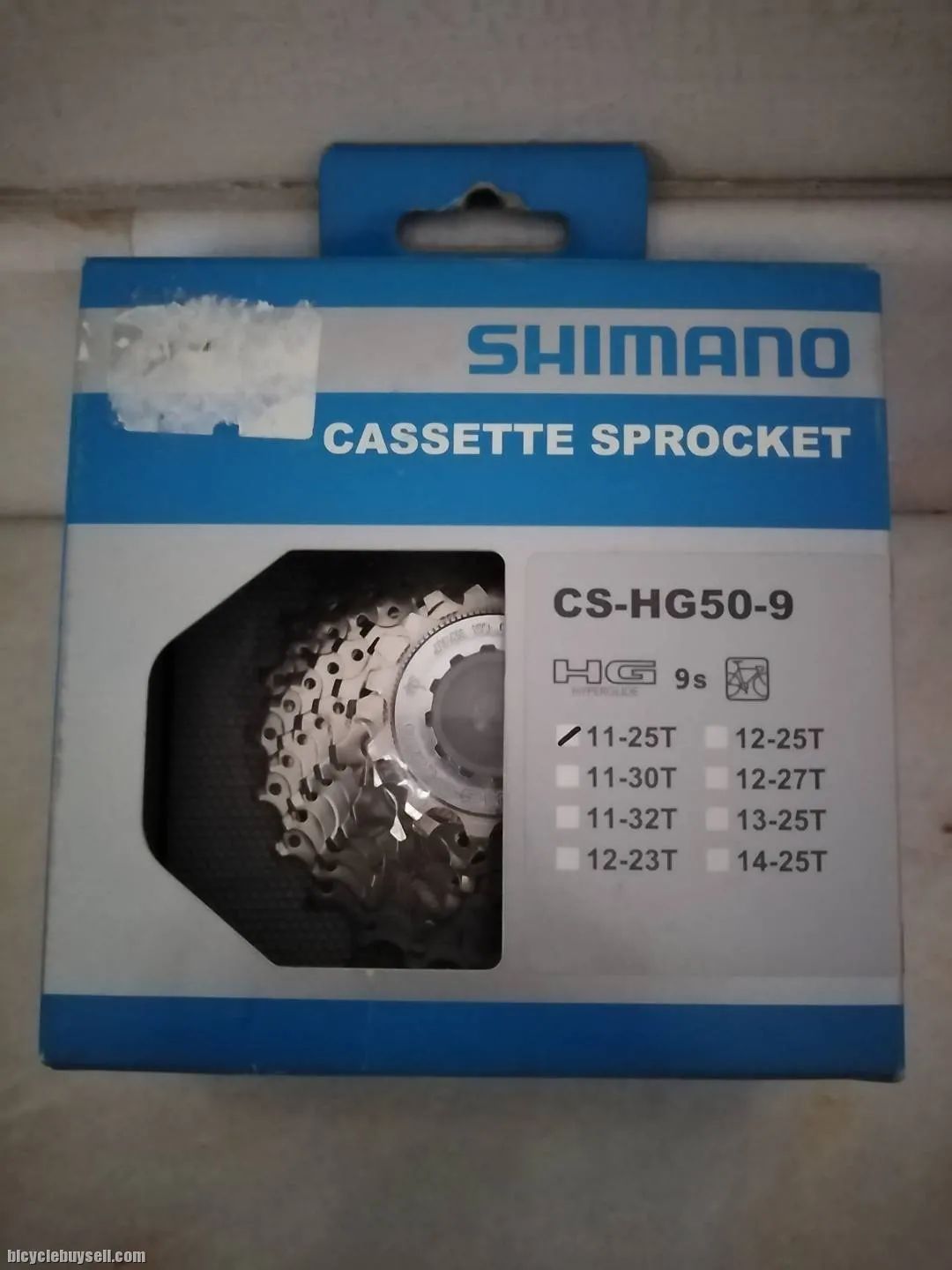 Shimano CS HG50 9 12-25t 9 Speed Cassette NIB