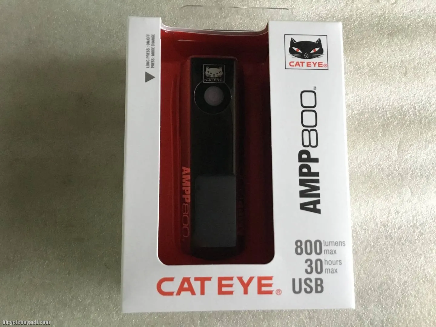 Cateye AMPP800 Lumens FrontLight @ free pos