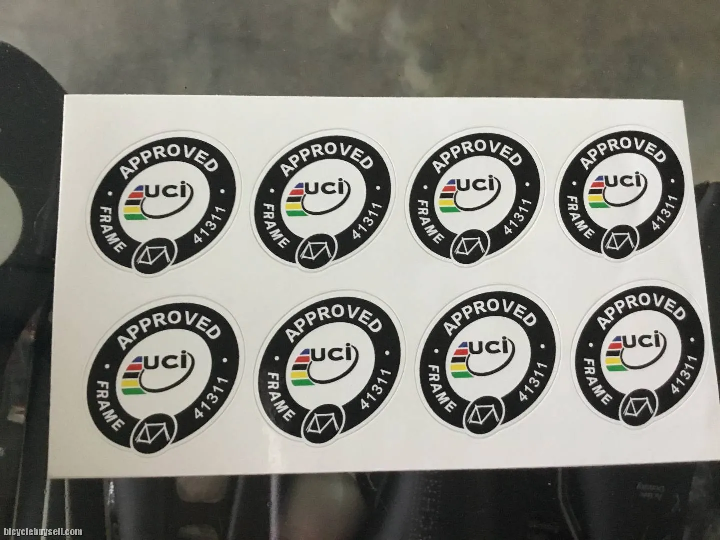 UCI International Frame Sticker 1pcs (free pos w.m)
