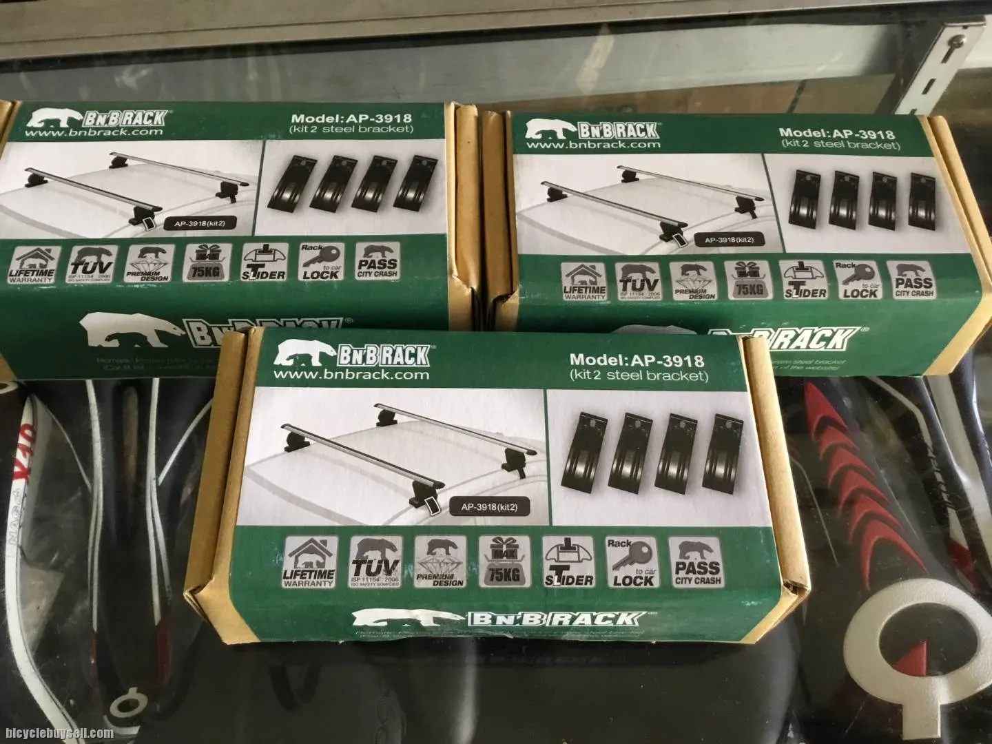 BNB Roof Rack Steel Bracket AP-3918 / 1set  (free pos w.m)