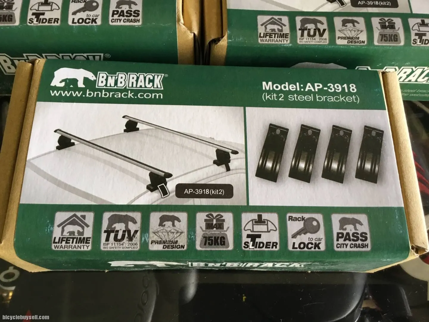 BNB Roof Rack Steel Bracket AP-3918 / 1set  (free pos w.m)