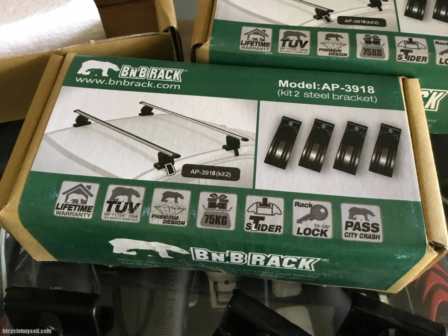 BNB Roof Rack Steel Bracket AP-3918 / 1set  (free pos w.m)