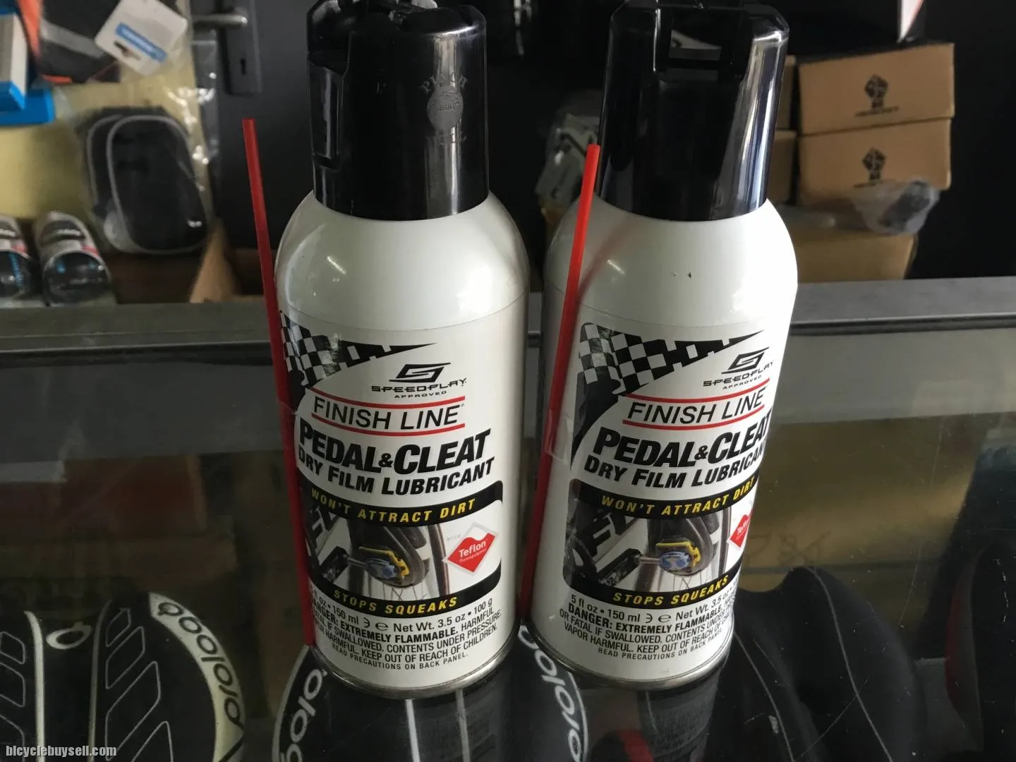 FinishLine Pedal &amp; Cleat Dry Film Lubricant/Made in USA (free pos w.m)