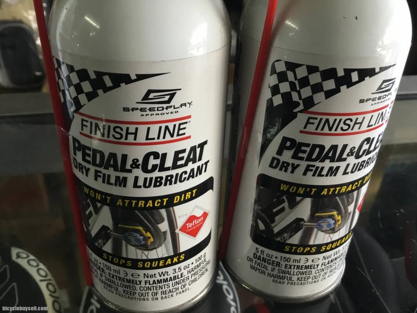 FinishLine Pedal &amp; Cleat Dry Film Lubricant/Made in USA (free pos w.m)
