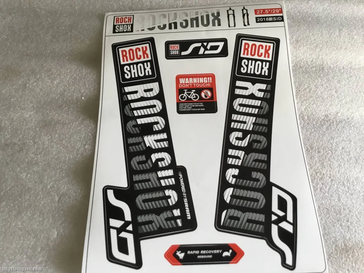 RockShox SID Fork Sticker NEW @ free pos