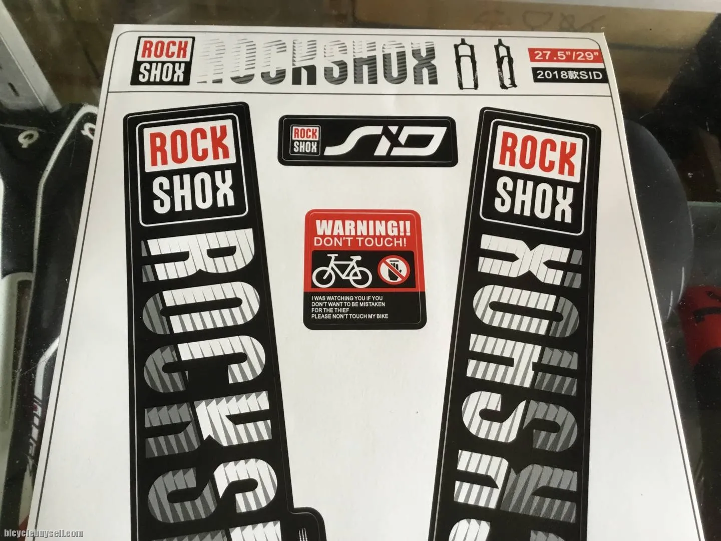 RockShox SID Fork Sticker (free pos w.m)