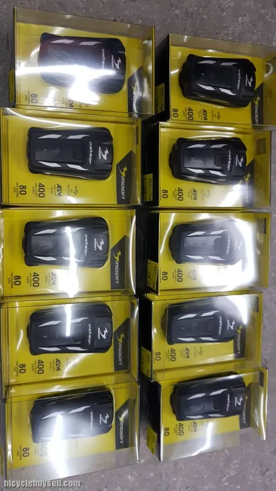 Moon Meteor -400 Lumen- Front Lights (Usb Rechargeable) Brand New !!!!