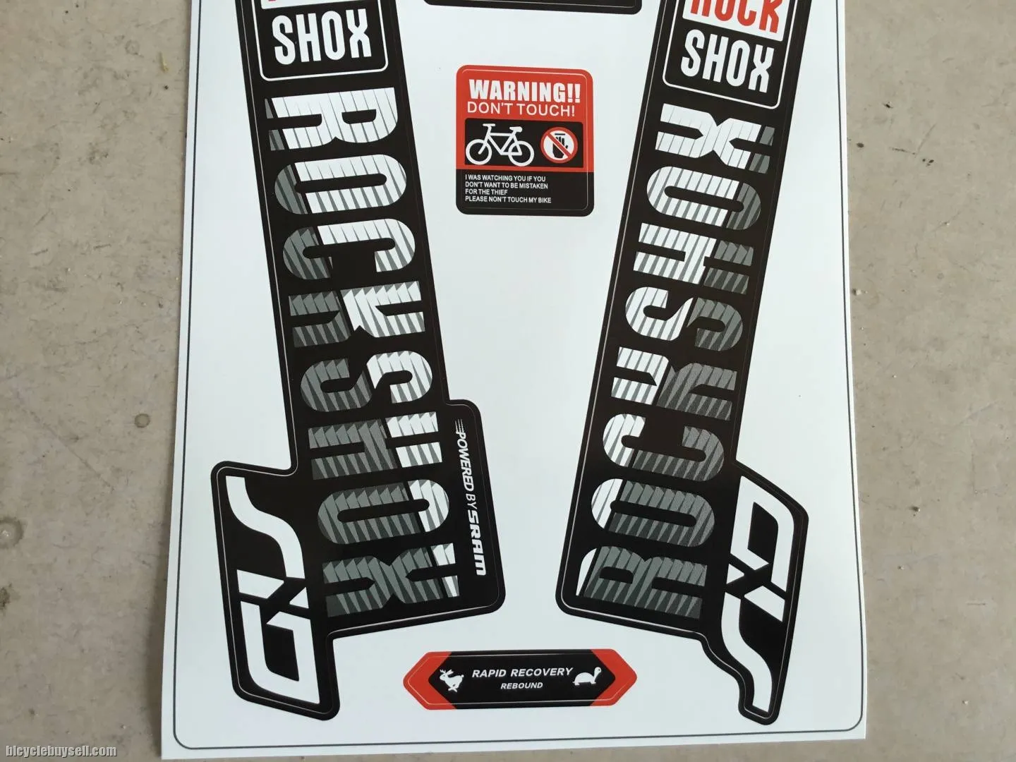RockShox SID Fork Sticker - free courier