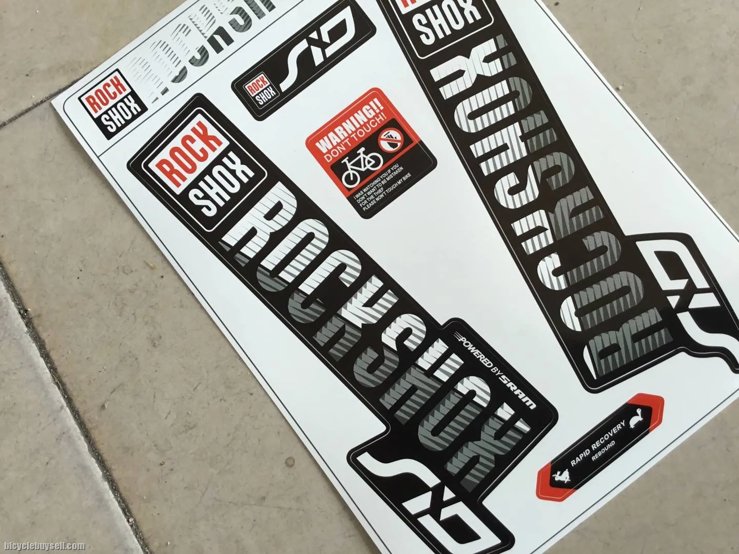 RockShox SID Fork Sticker - free courier