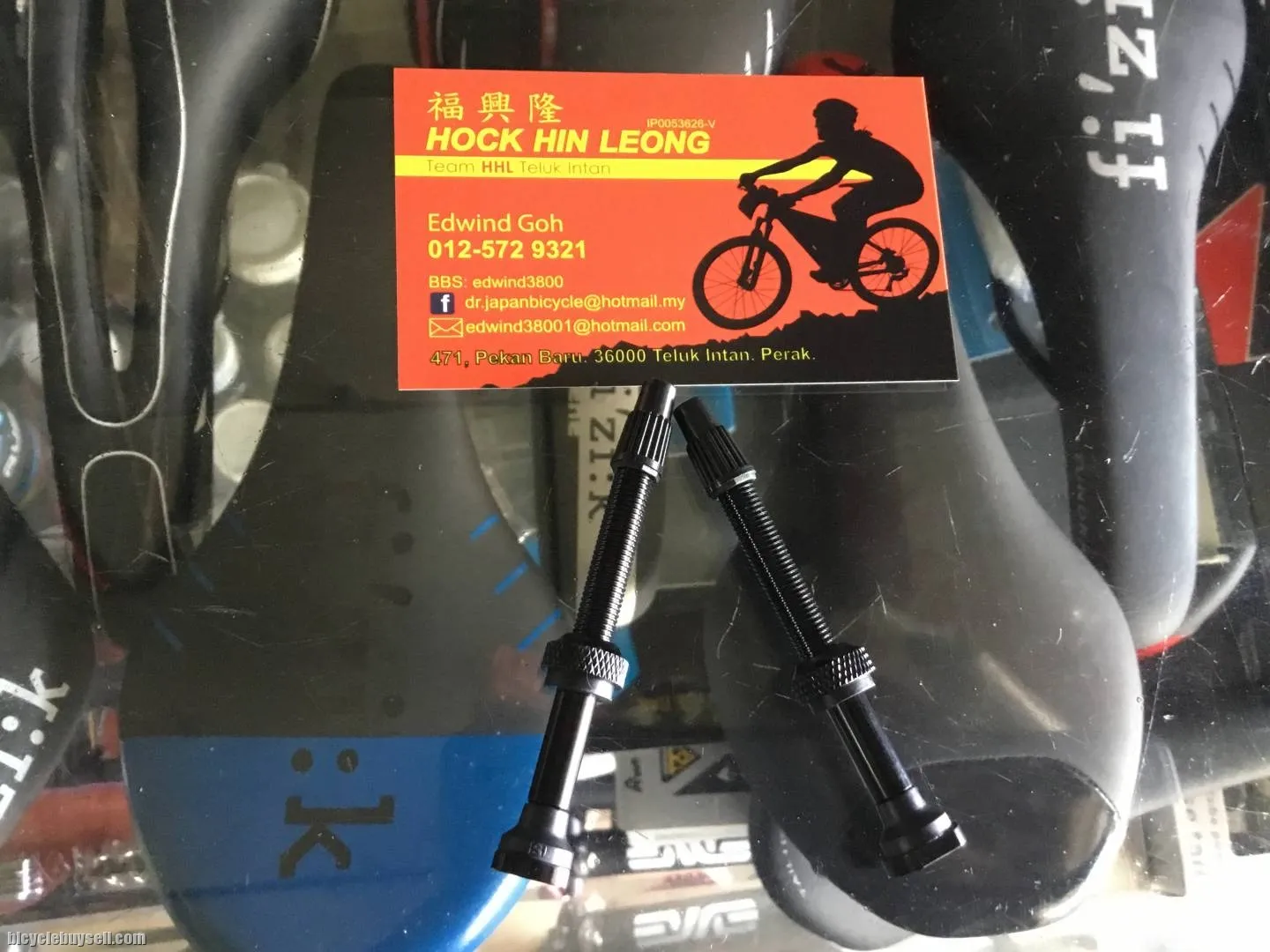 Geometric 60mm Tubeless Valve / Black Alloy / Taiwan (free pos w.m)
