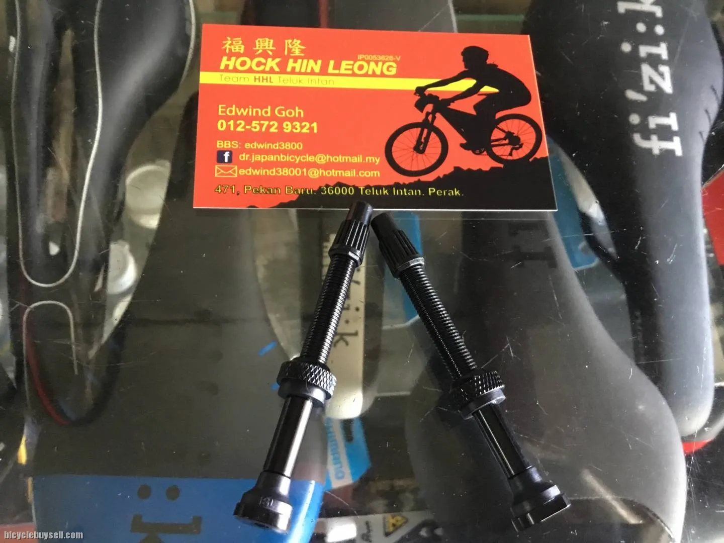 Geometric 60mm Tubeless Valve / Black Alloy / Taiwan (free pos w.m)