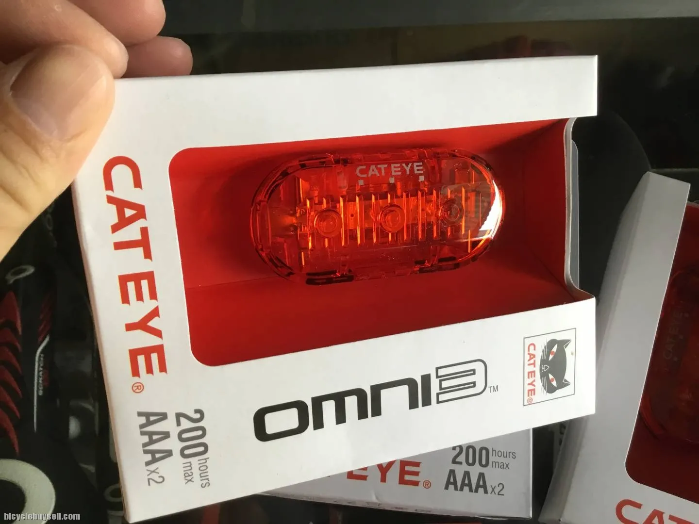 Cateye Omni 3 LED Rear / Powerful LED / Japan Tech (free pos w.m)