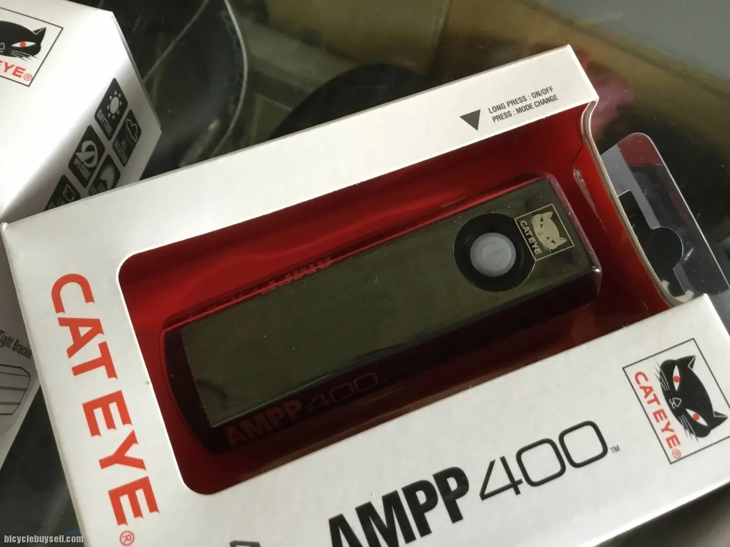 Cateye AMPP400 Front Lights / Super Bright (free pos w.m)