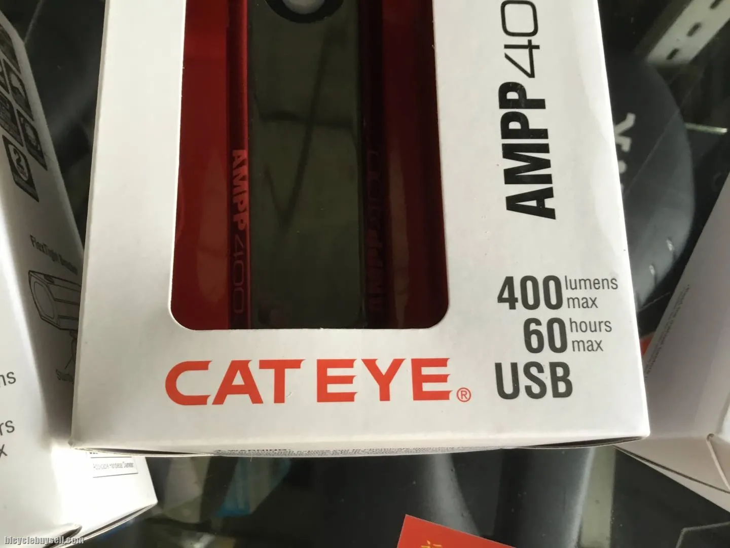 Cateye AMPP400 Front Lights / Super Bright (free pos w.m)