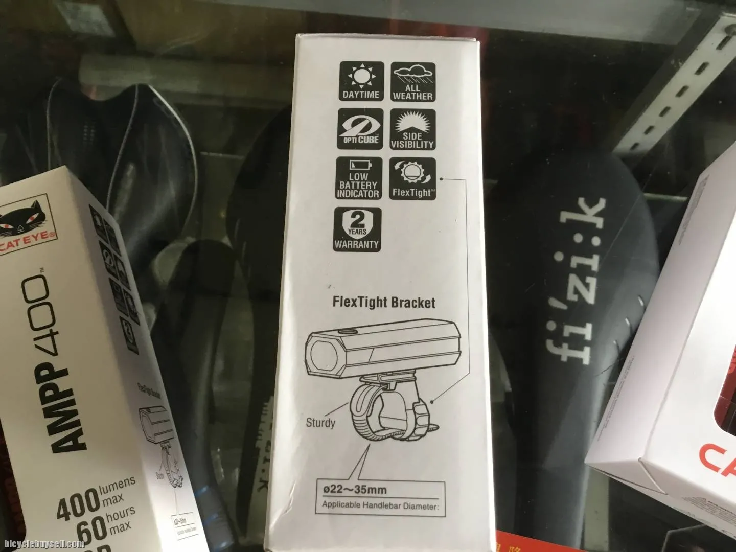 Cateye AMPP400 Front Lights / Super Bright (free pos w.m)