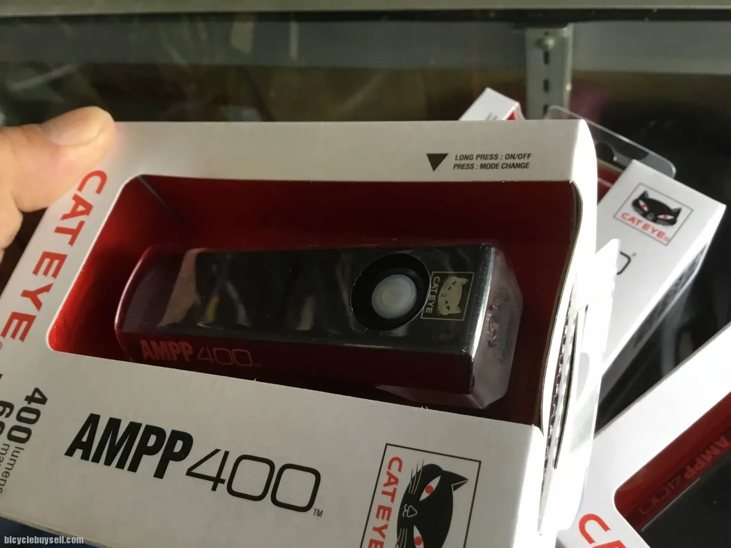 Cateye AMPP400 Front Lights / Super Bright (free pos w.m)