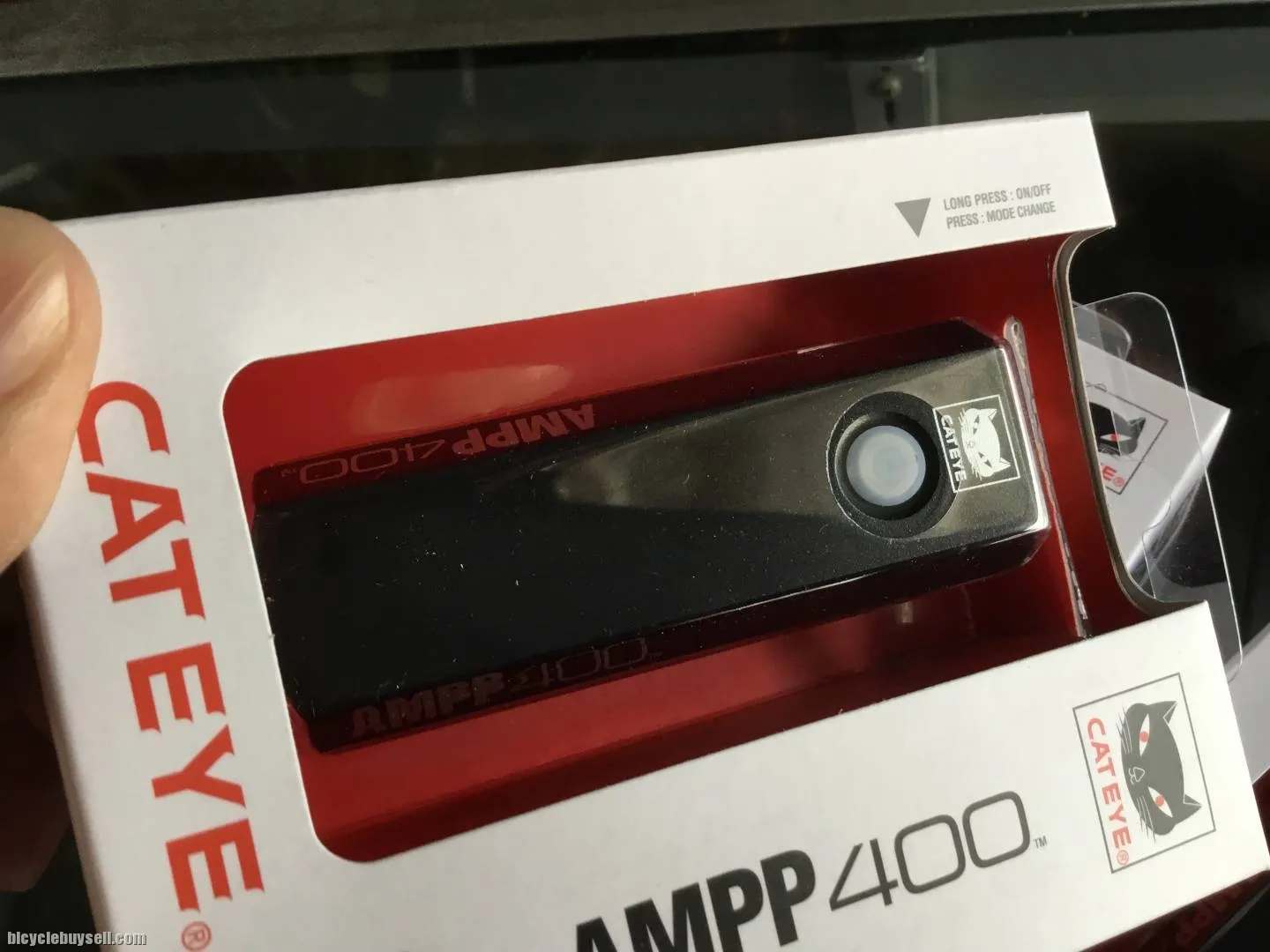 Cateye AMPP400 Front Lights / Super Bright (free pos w.m)