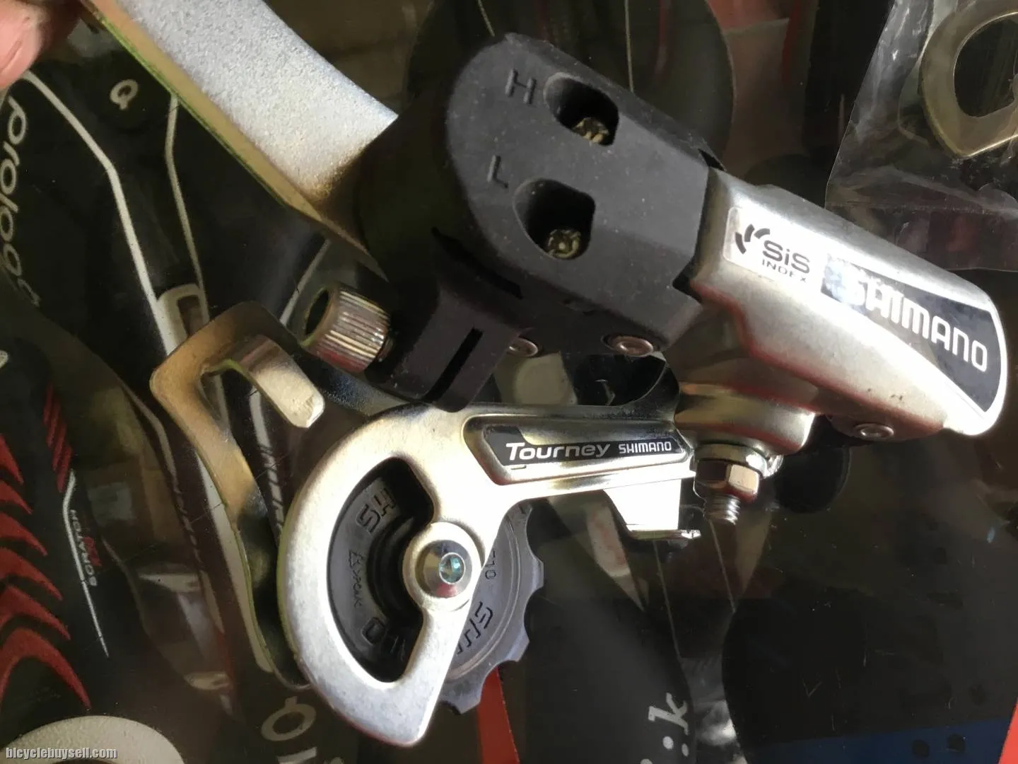 Shimano Tourney Road Rear Deraileur 7speed/Old School (free pos w.m)