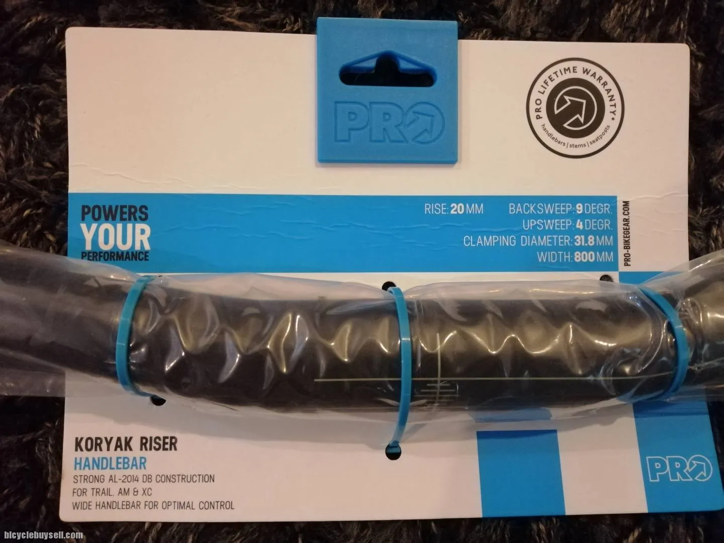 PRO Koryak MTB Riser 20mm Handlebar 800mm