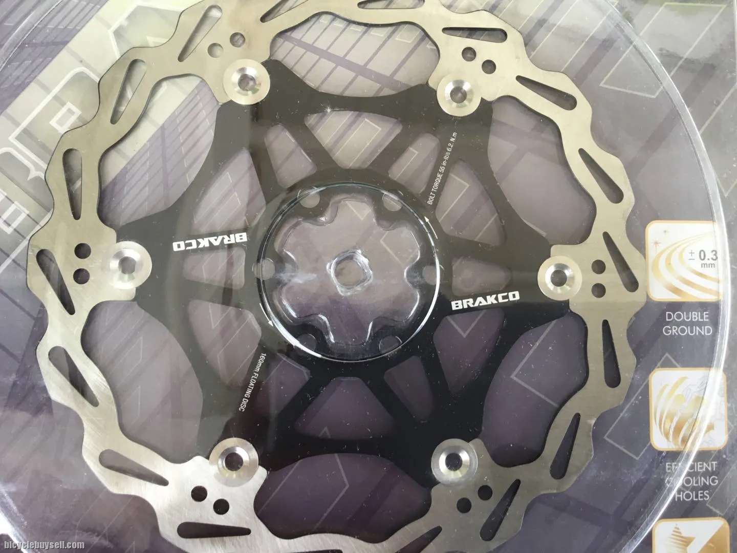 Brakco Floating Rotor - Taiwan (160/180mm)  -- free courier