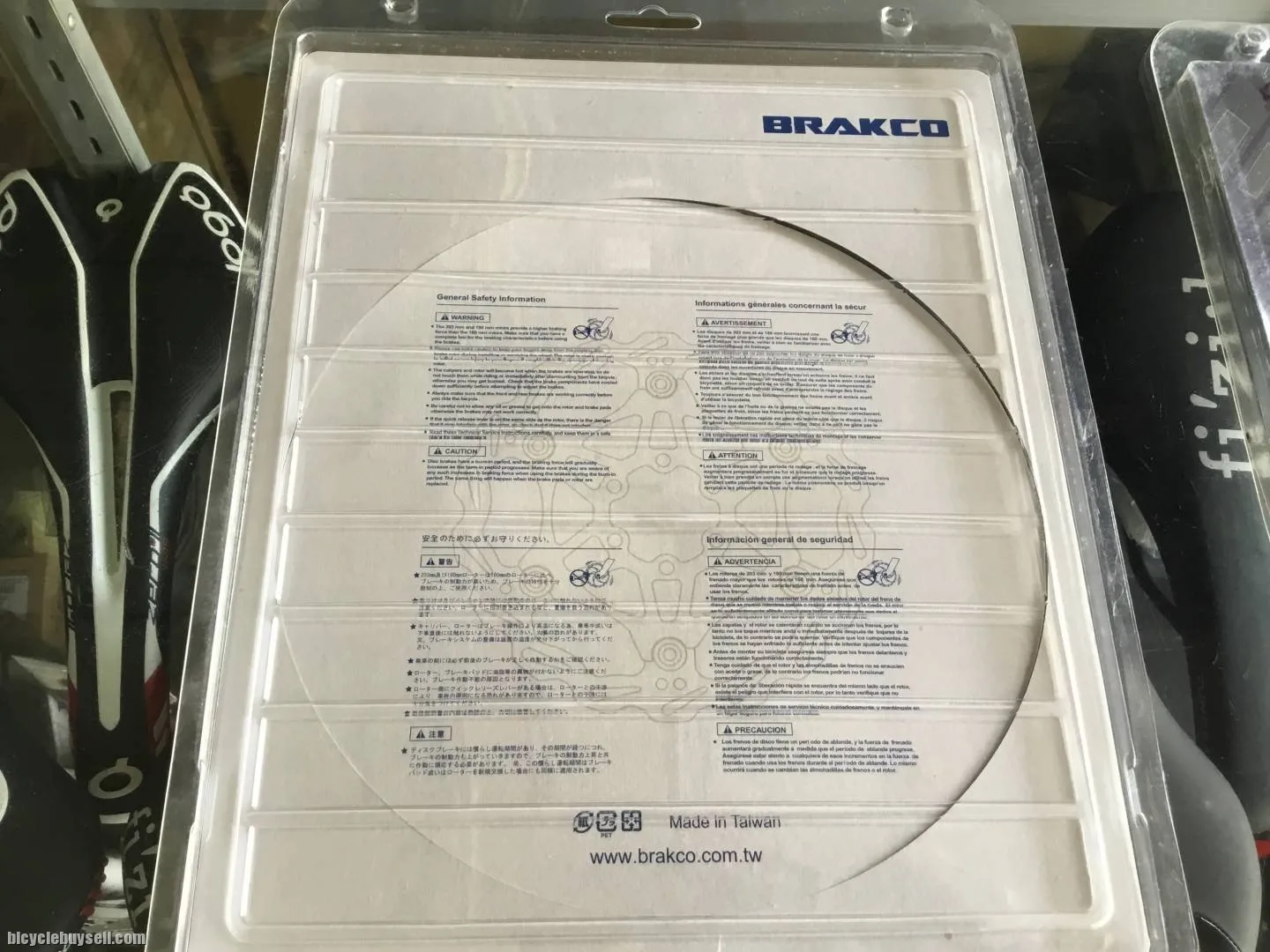 BRAKCO Floating Rotor 160-180mm - Taiwan (Red/Black) (free pos w.m)