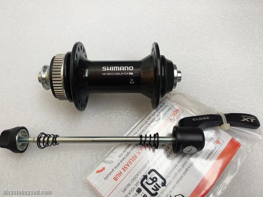 Shimano XT M8000 Center Lock 32H Hub Set With QR