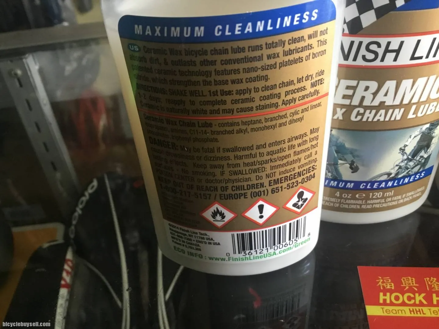 Finish Line Ceramic Wax Chain Lube 120ml - USA ( free pos w.m )