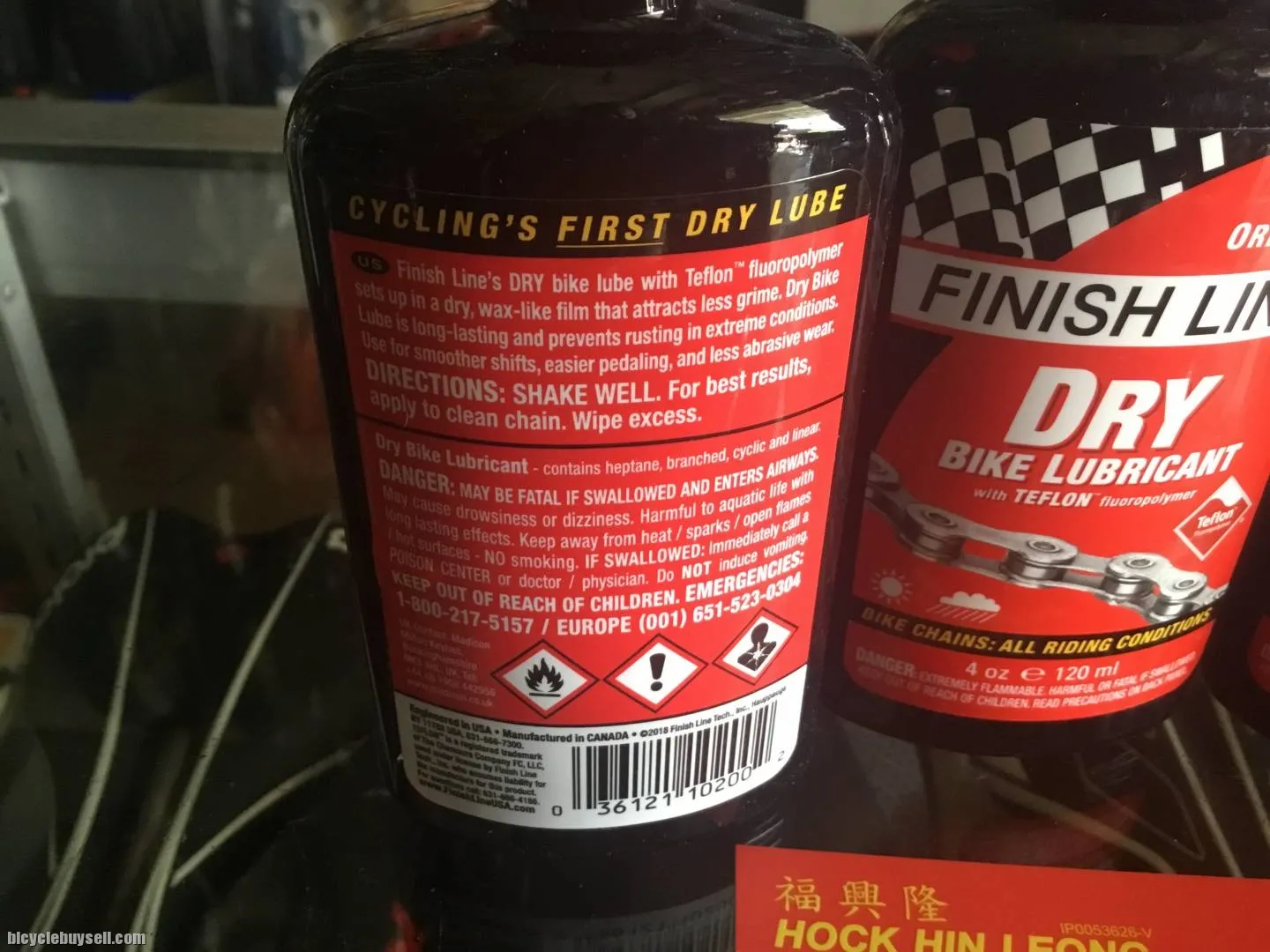 Finish Line Dry Lube With Teflon 120ml - USA  (free pos w.m)