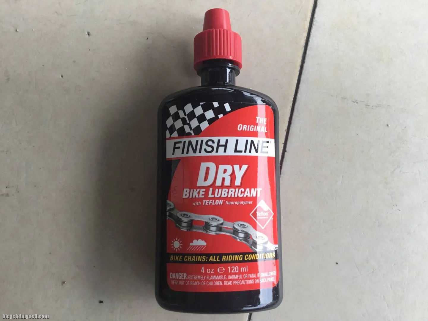 Finish Line Dry With Teflon Chain Lube 120ml/4oz - free courier